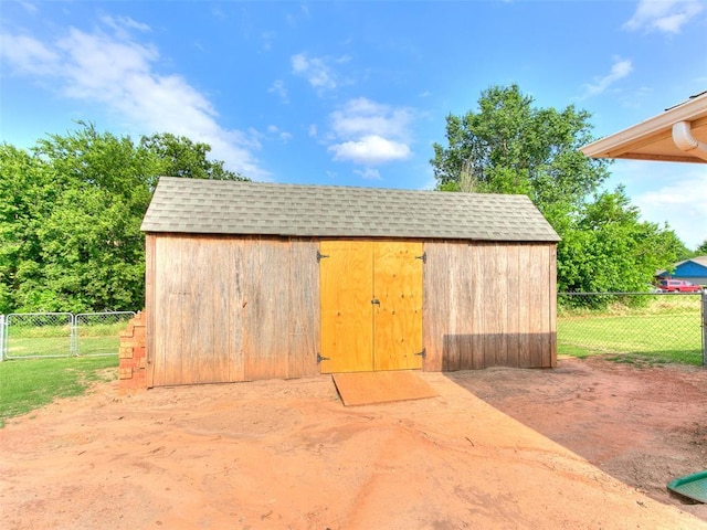 409 NW Jefferson Ave, Piedmont, OK 73078 - view of shed