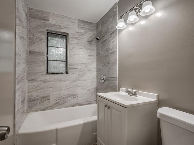 4109 N Sterling Ave, Oklahoma City, OK 73122 - bathroom featuring vanity and bathtub / shower combination