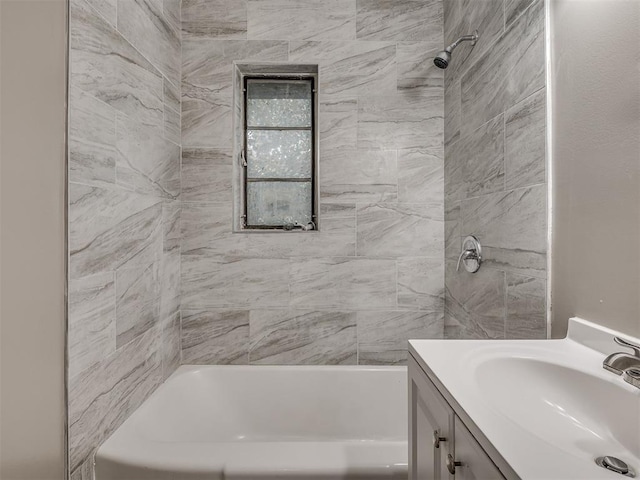 4109 N Sterling Ave, Oklahoma City, OK 73122 - bathroom with vanity and shower / tub combination