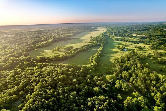 36578 Ns 3500th St, Konawa, OK 74849 - aerial view at dusk of a view of countryside