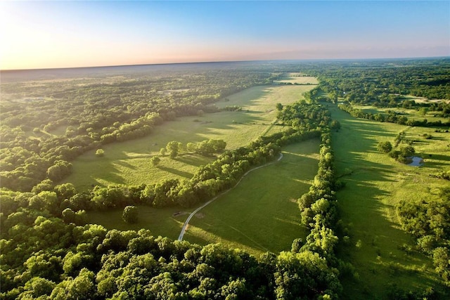 36578 Ns 3500th St, Konawa, OK 74849 - overview of rural landscape with a large body of water
