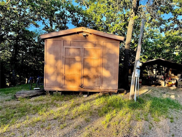 36578 Ns 3500th St, Konawa, OK 74849 - view of shed