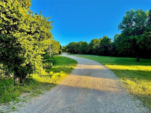 36578 Ns 3500th St, Konawa, OK 74849 - view of street with a forest view