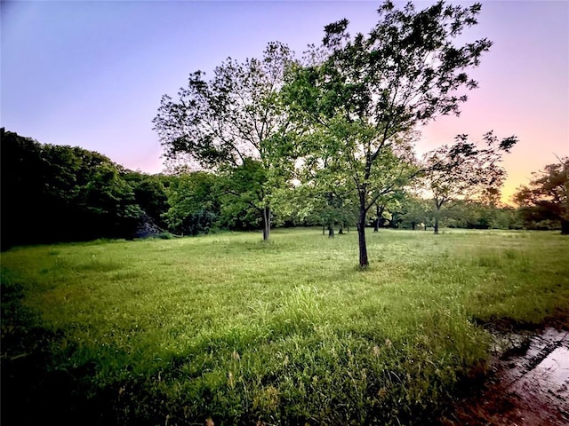 36578 Ns 3500th St, Konawa, OK 74849 - view of yard at dusk