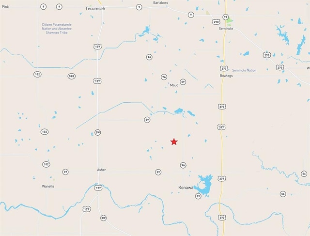 36578 Ns 3500th St, Konawa, OK 74849 - map / location