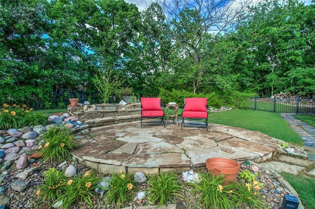 8025 Redbud Canyon Trl, Edmond, OK 73034 - view of patio