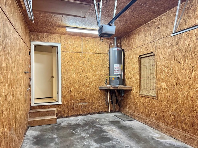1618 NW 24th St, Lawton, OK 73505 - garage featuring gas water heater and a garage door opener