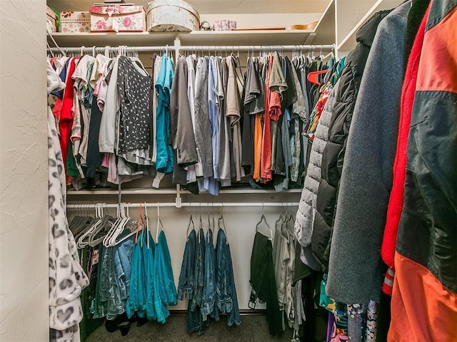5509 Old Town St, Newalla, OK 74857 - spacious closet with carpet floors