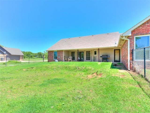 5509 Old Town St, Newalla, OK 74857 - rear view of property with brick siding