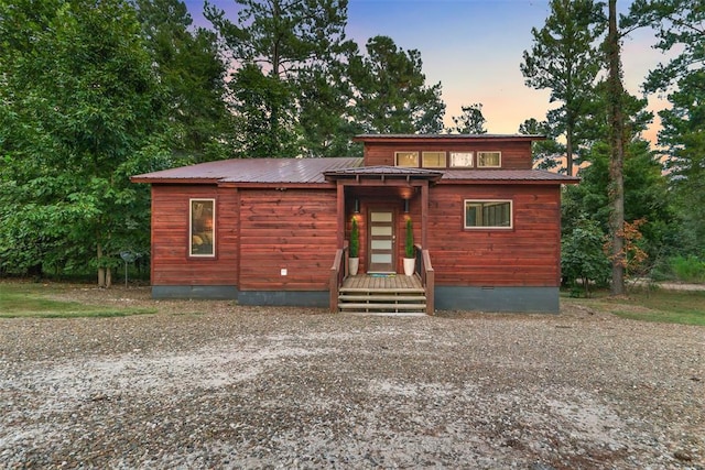168 Eagle Mountain Trl, Broken Bow, OK 74728 - rustic home featuring crawl space and metal roof