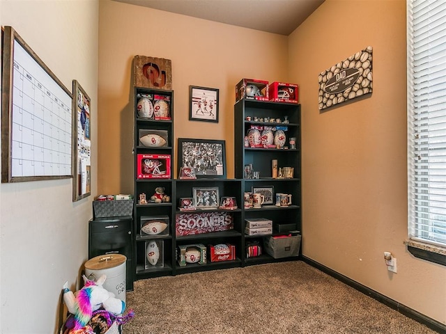 17016 Barcelona Dr, Oklahoma City, OK 73170 - game room featuring carpet flooring