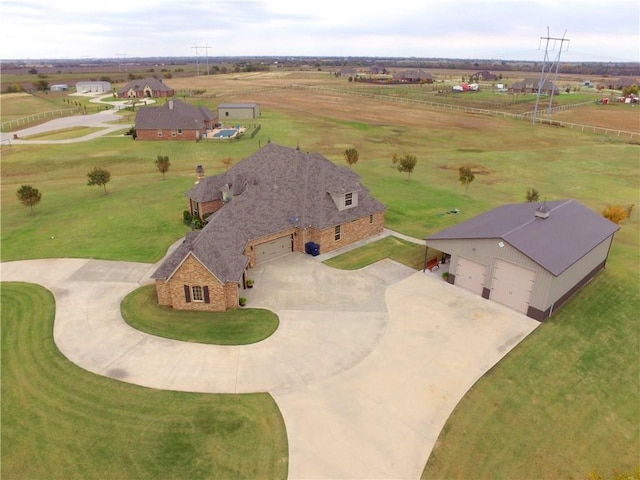 16000 SW 25th St, Oklahoma City, OK 73036 - aerial view of sparsely populated area