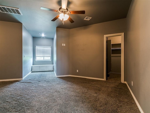 4216 SE 86th Pl, Oklahoma City, OK 73135 - empty room featuring ceiling fan, carpet, and baseboards