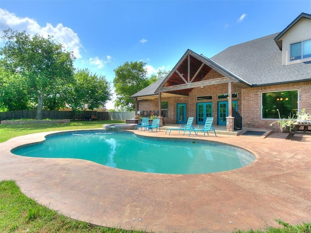 4216 SE 86th Pl, Oklahoma City, OK 73135 - view of pool featuring a patio