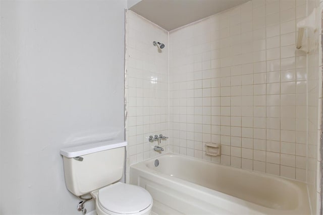 201 Kathleen Dr, Midwest City, OK 73110 - full bathroom featuring toilet and bathing tub / shower combination