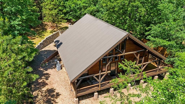 83 Bobber Rd, Broken Bow, OK 74728 - view from above of property