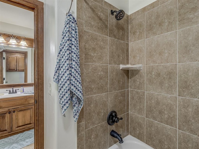 3122 Thornbrooke Blvd, Edmond, OK 73013 - full bathroom with shower / tub combination and vanity