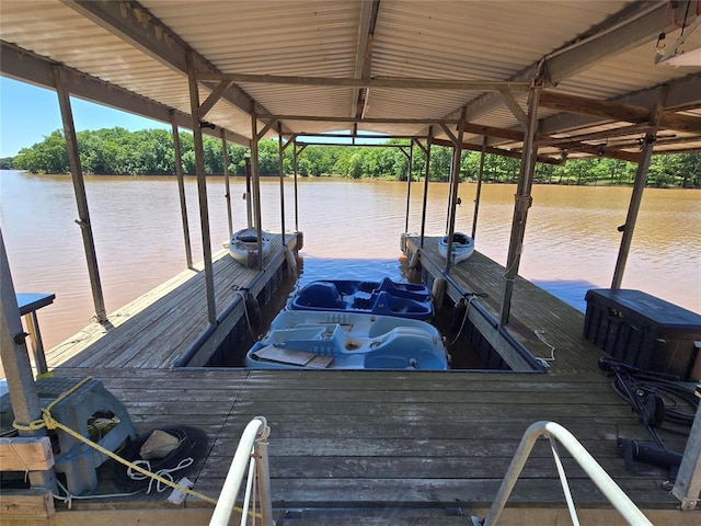 110534 S 4183rd Rd, Checotah, OK 74426 - dock featuring a water view
