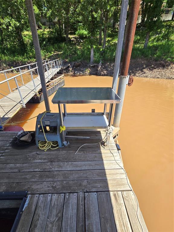 110534 S 4183rd Rd, Checotah, OK 74426 - view of wooden deck