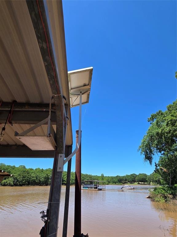 110534 S 4183rd Rd, Checotah, OK 74426 - dock featuring a water view