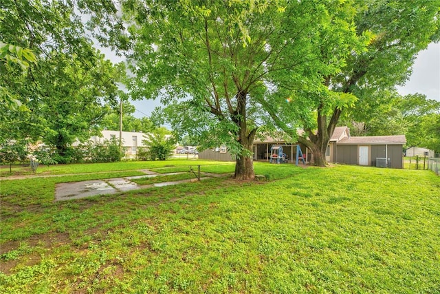 408 S 6th St, Davis, OK 73030 - view of yard