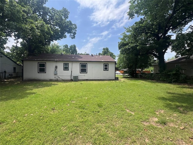6505 NW 34th St, Bethany, OK 73008 - rear view of house with central air condition unit