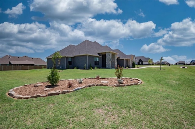 1008 Collis Way, Newcastle, OK 73065 - back of property with an attached garage and brick siding