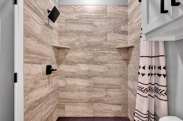 1008 Collis Way, Newcastle, OK 73065 - full bathroom featuring tiled shower and toilet