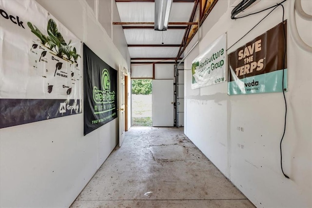 2273 County Road 1240, Blanchard, OK 73010 - hallway with concrete flooring