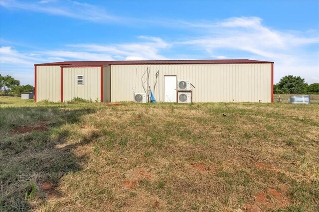 2273 County Road 1240, Blanchard, OK 73010 - view of pole building with ac unit