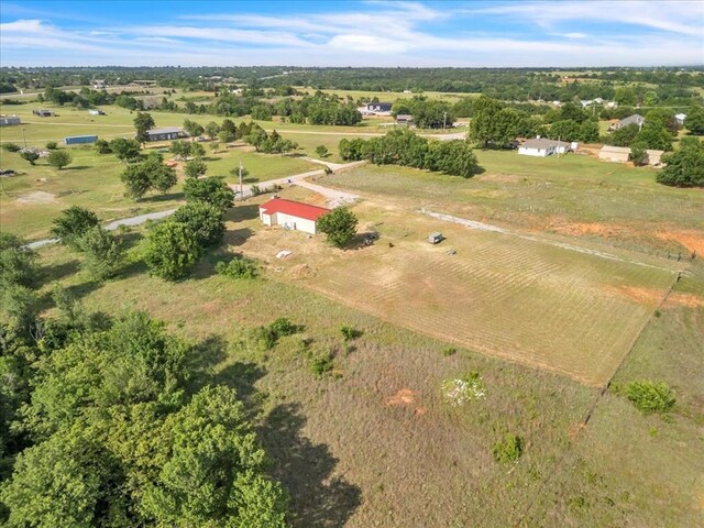 2273 County Road 1240, Blanchard, OK 73010 - aerial overview of property's location featuring rural landscape