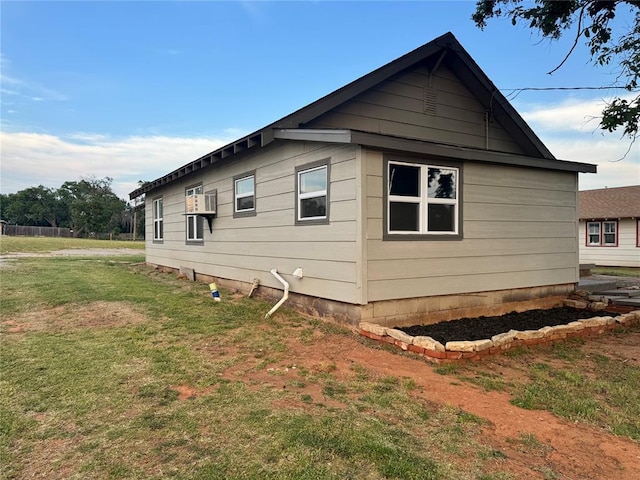 214 N 3rd St, Sentinel, OK 73664 - view of home's exterior with a lawn