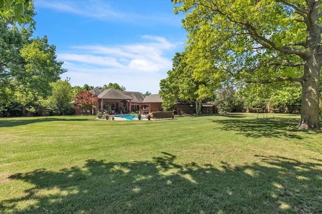 1322 Mockingbird Ln, Guthrie, OK 73044 - view of grassy yard