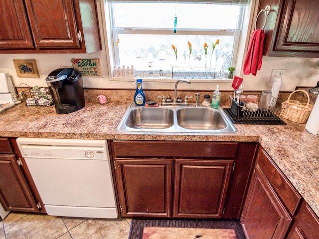 920245 S 3300th Rd, Wellston, OK 74881 - kitchen with white dishwasher, a sink, healthy amount of natural light, and light countertops