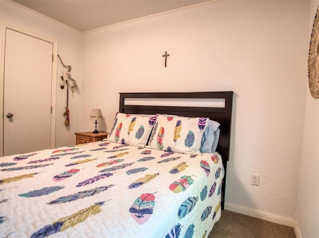 920245 S 3300th Rd, Wellston, OK 74881 - bedroom featuring carpet flooring, baseboards, and a textured ceiling