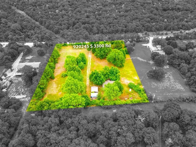 920245 S 3300th Rd, Wellston, OK 74881 - view of property location with property parcel outlined