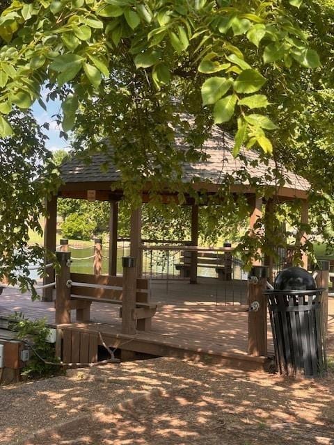 2208 Amber Rd, Oklahoma City, OK 73170 - view of property's community featuring a gazebo