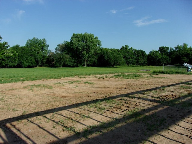 37950 W Macarthur St, Shawnee, OK 74804 - view of yard with a view of countryside and a wooded view