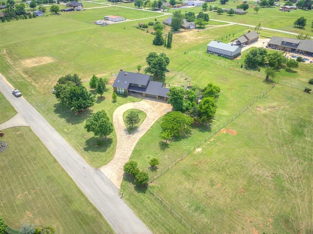 19005 Aerial Rd, Edmond, OK 73012 - aerial overview of property's location with rural landscape