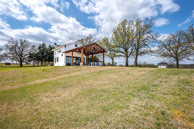 18800 NE 122nd St, Jones, OK 73049 - view of green lawn