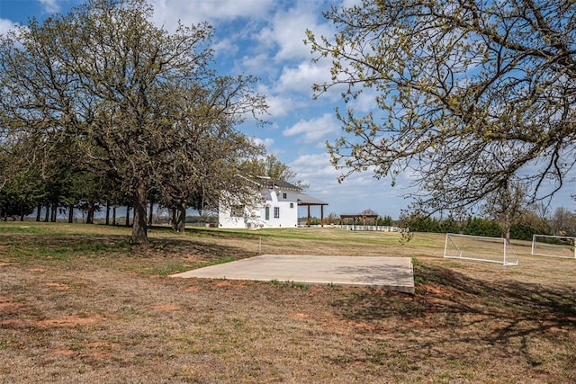 18800 NE 122nd St, Jones, OK 73049 - view of yard with an area for sports