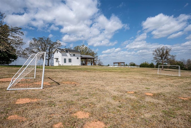 18800 NE 122nd St, Jones, OK 73049 - view of yard featuring an area for soccer