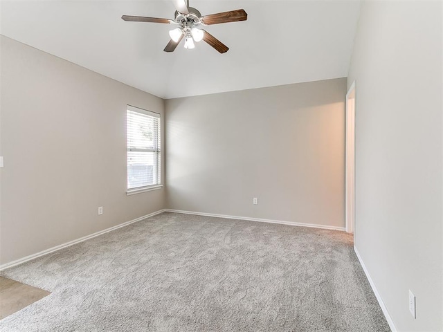 19901 Adagio Ln, Edmond, OK 73012 - spare room with carpet, ceiling fan, and baseboards