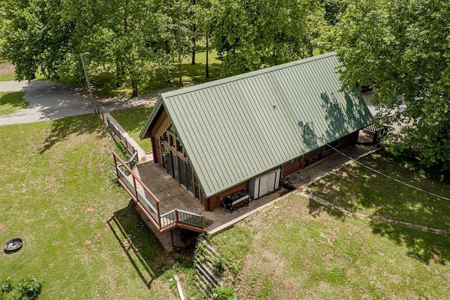 1000 N Canadian Ave, Purcell, OK 73080 - aerial view of property and surrounding area
