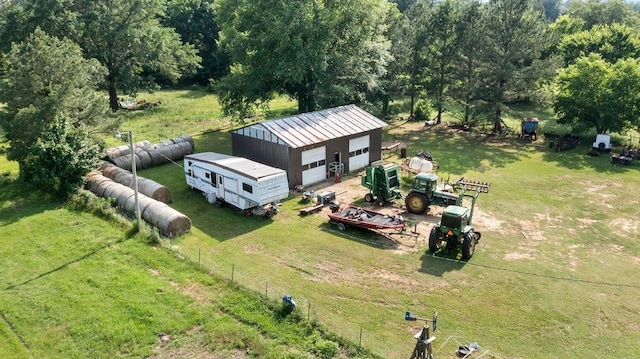 2645 E 2090th Rd, Hugo, OK 74743 - aerial view of property and surrounding area