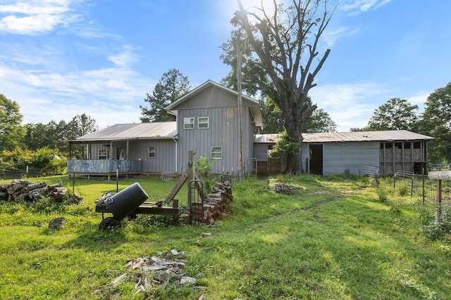 2645 E 2090th Rd, Hugo, OK 74743 - view of rear view of property