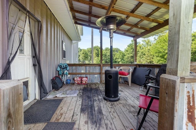 2645 E 2090th Rd, Hugo, OK 74743 - view of wooden deck