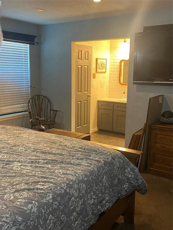 308 Jeffrey Laird Pl, Moore, OK 73160 - bedroom featuring recessed lighting and ensuite bathroom