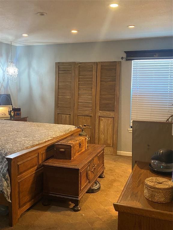 308 Jeffrey Laird Pl, Moore, OK 73160 - home office with light floors and recessed lighting