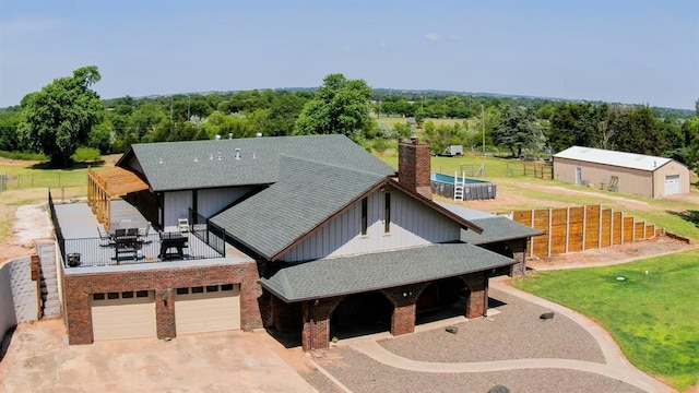 129 Park Dr, Sayre, OK 73662 - view from above of property